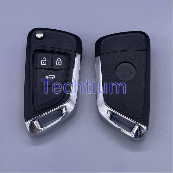 3 botones de la carcasa de la llave de vuelta remota para Buick Excelle,Chevrolet Cavalier,Sail
